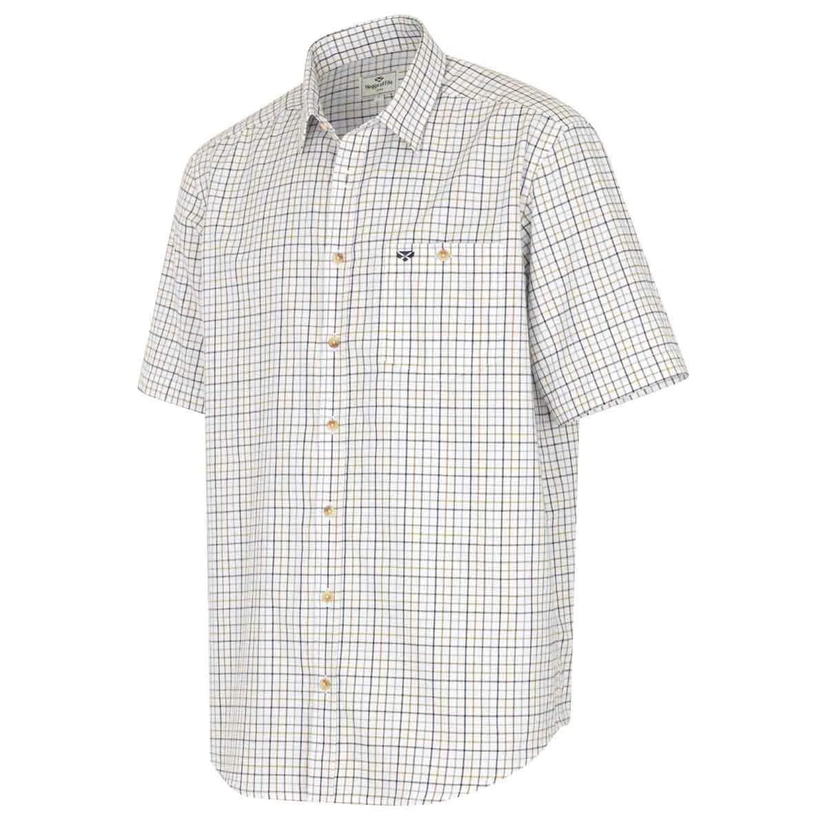 Hoggs of Fife Kessock Short Sleeve Tattersall Shirt