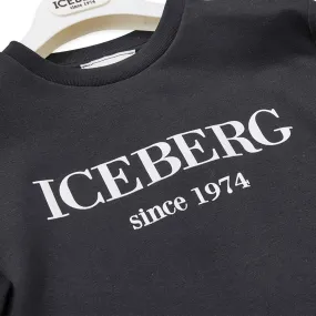 ICEBERG KIDS SWEATSHIRT (BLK) - IMFICE106JV2