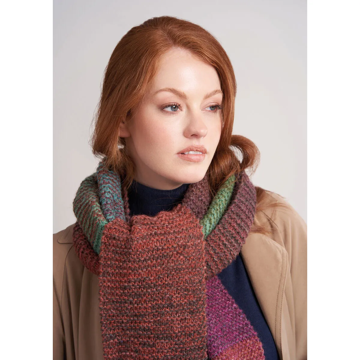 Ingleton Scarf Pattern- Felted Tweed Colour Collection