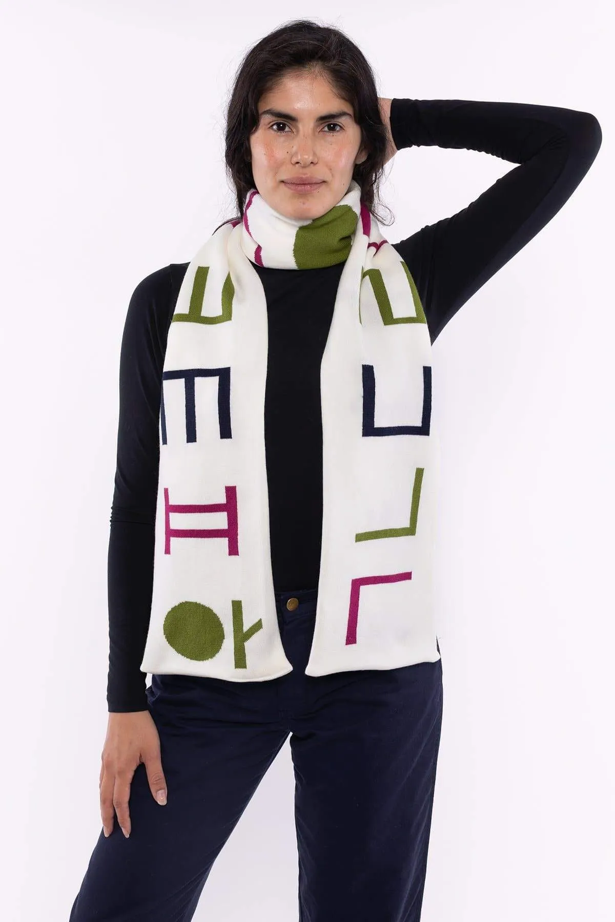 JQSCARF04 - Alphabet Scarf