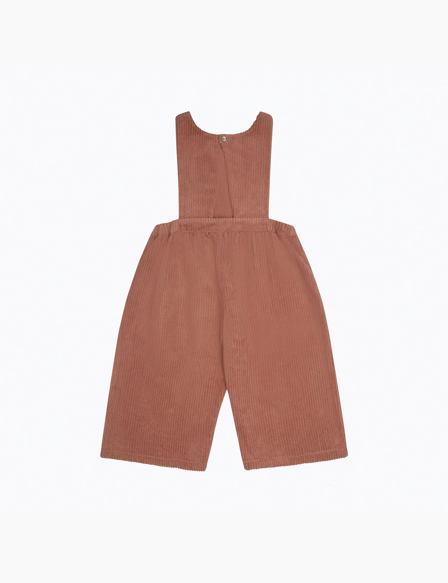 Jumping Jack Jumpsuit in Pink Clay Chunky Cotton Corduroy