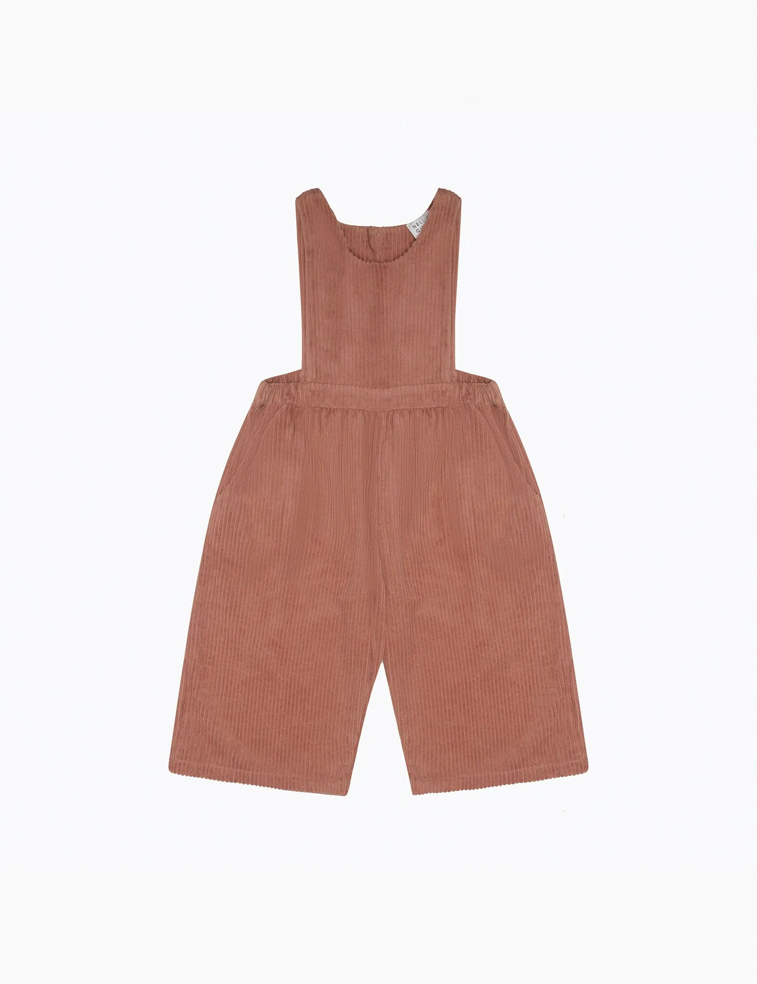 Jumping Jack Jumpsuit in Pink Clay Chunky Cotton Corduroy