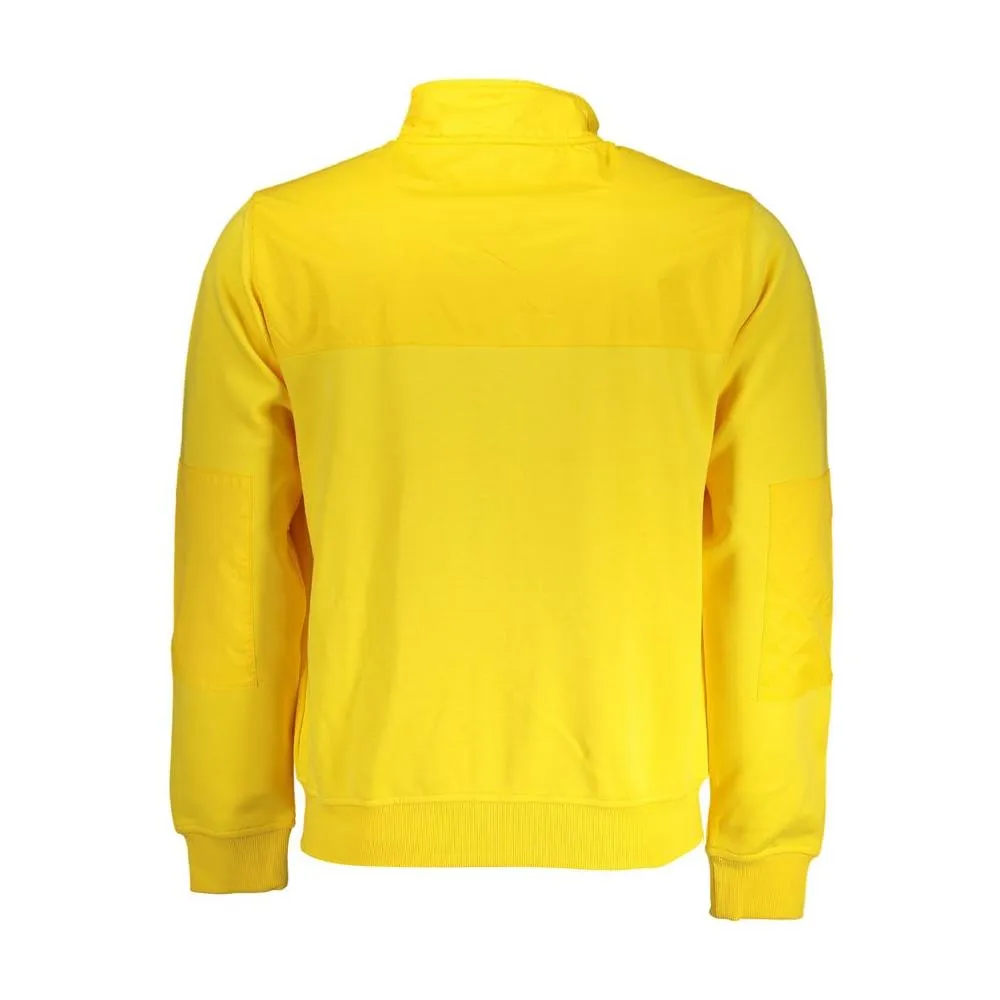 K-WAY Sunshine Yellow Long-Sleeved Zip Sweatshirt