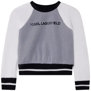 Karl Lagerfeld Mesh Sweatshirt