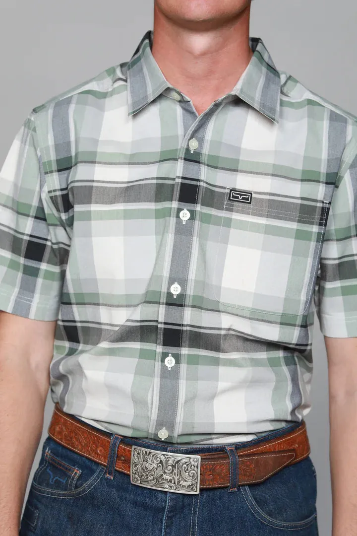 Kimes Ranch Men's Grande Plaid Green Shirt