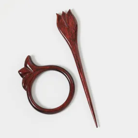 KnitPro Flora Shawl Pin - Tulip