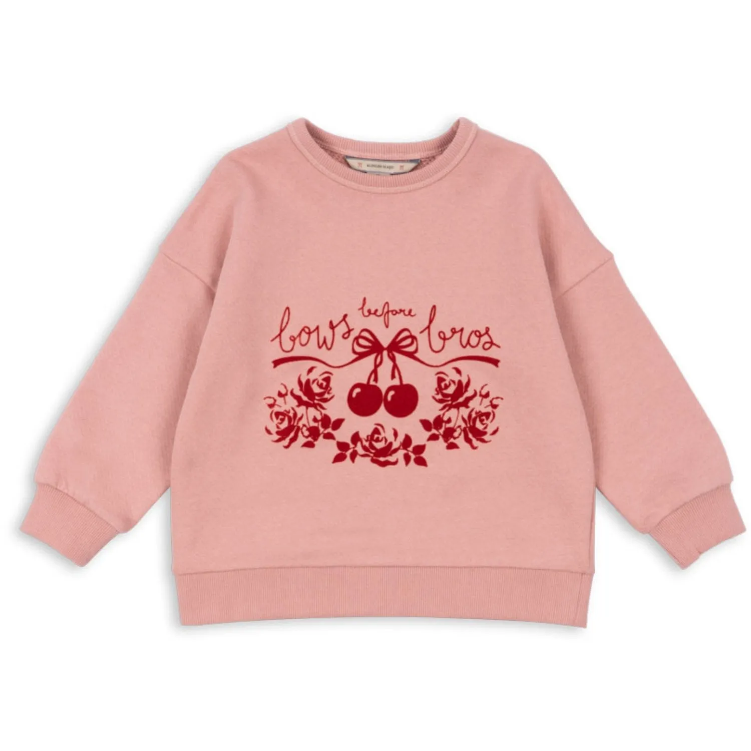 Konges Sløjd Bow Rose Loupy Lou Crewneck Gots