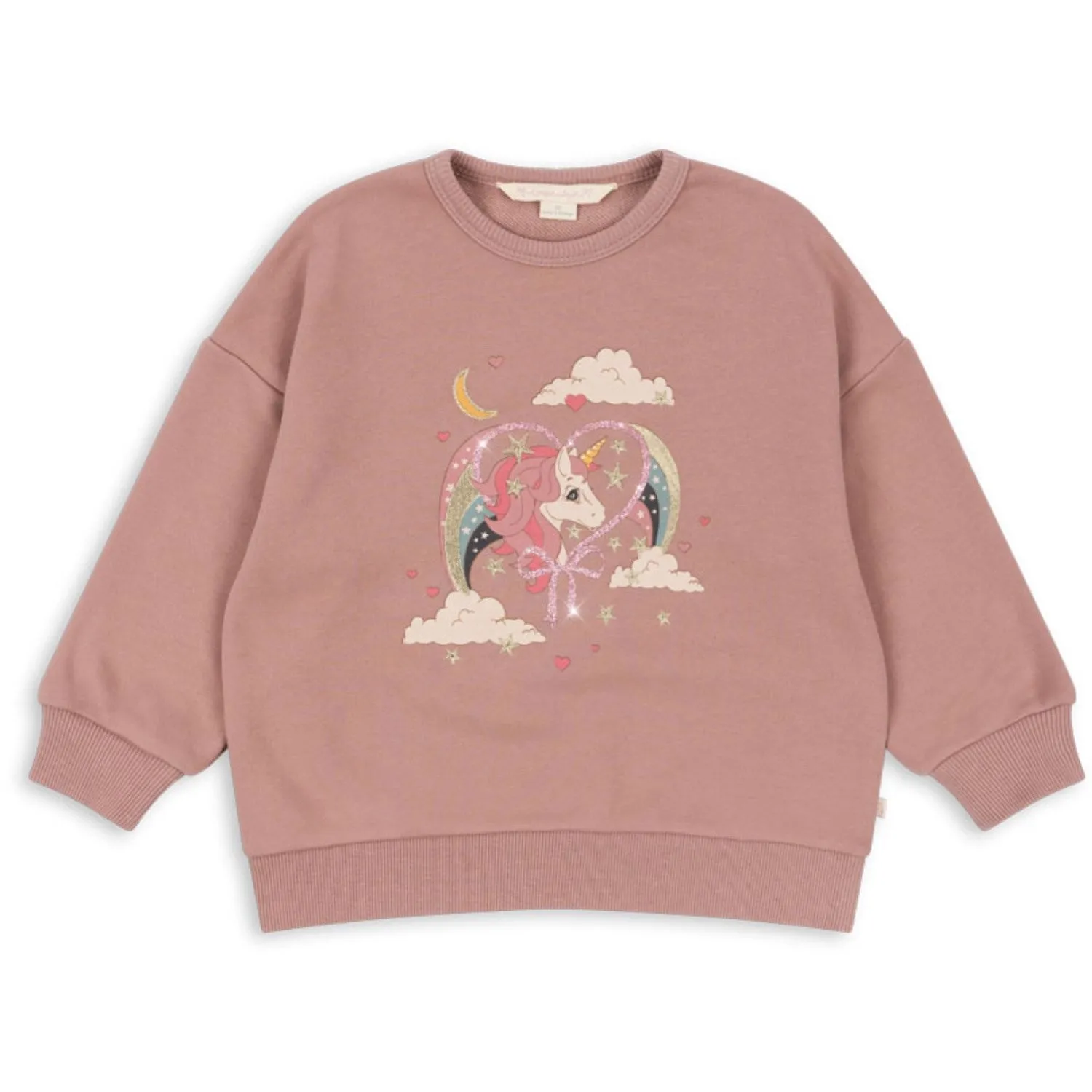 Konges Sløjd MahAndany Rose Lou Glitter Sweat Shirt Ocs