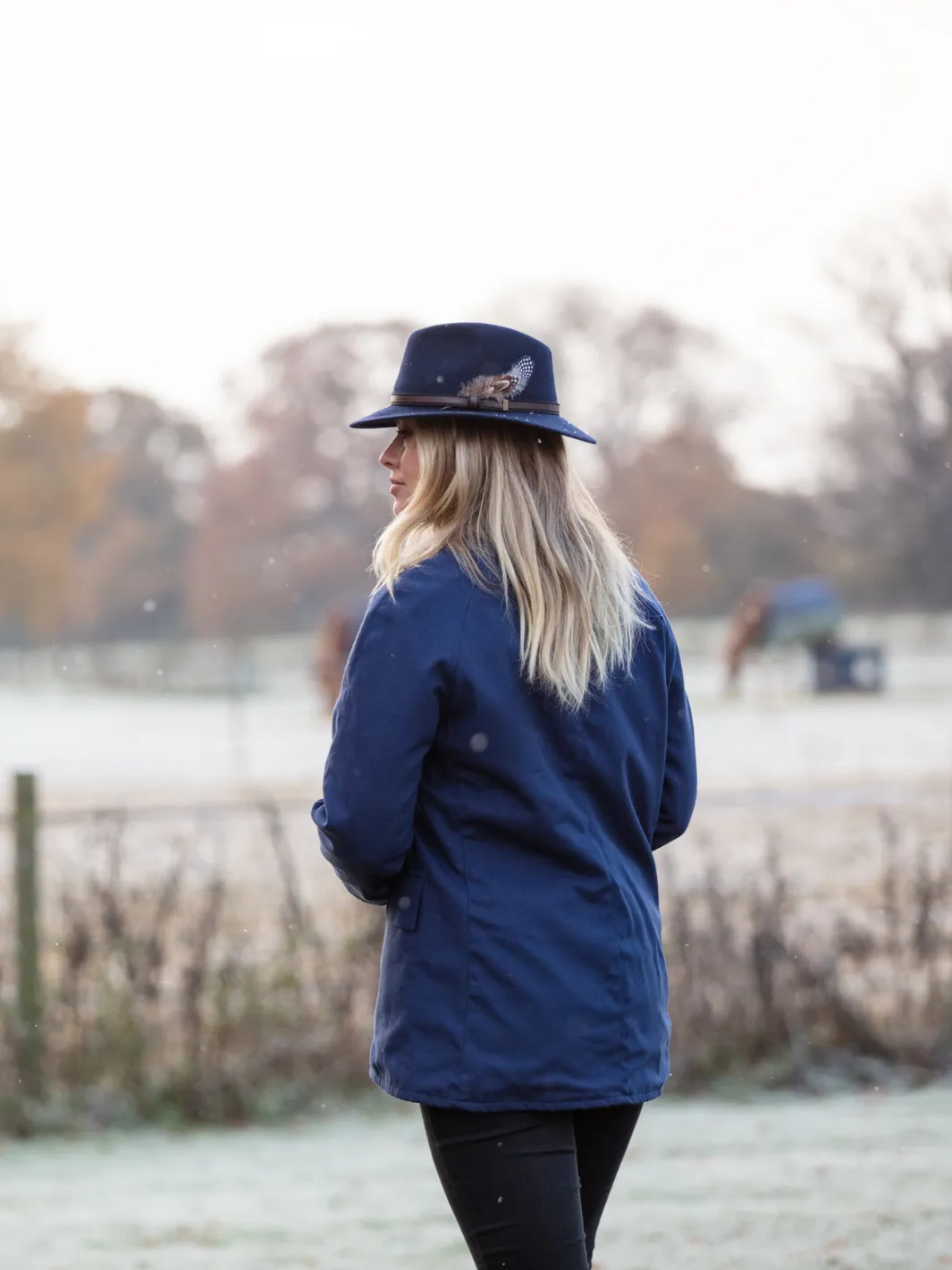 Ladies Landowner Casual Walking Jacket - Navy