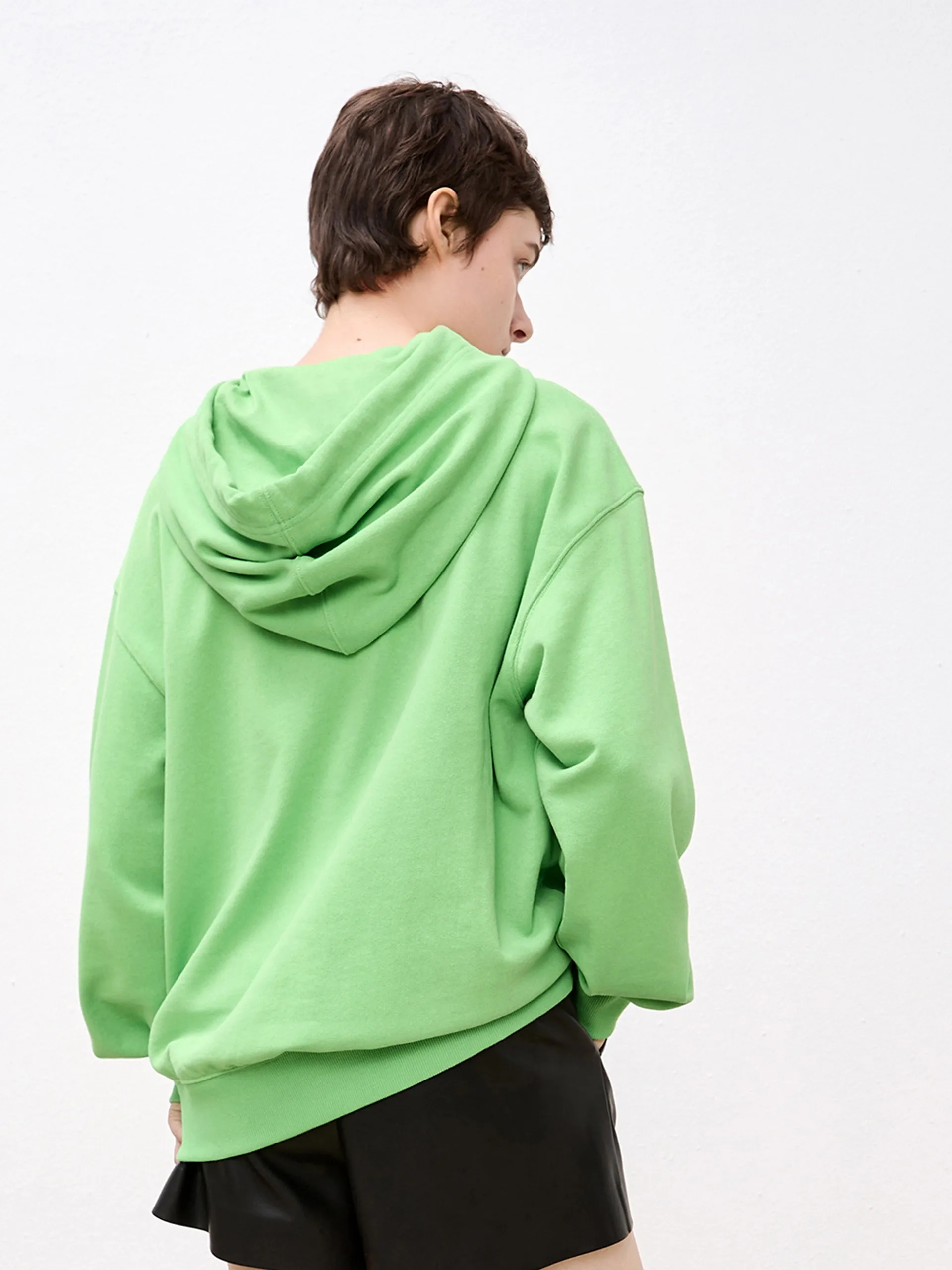 Logo Drawstring Hooded Sweatshirt