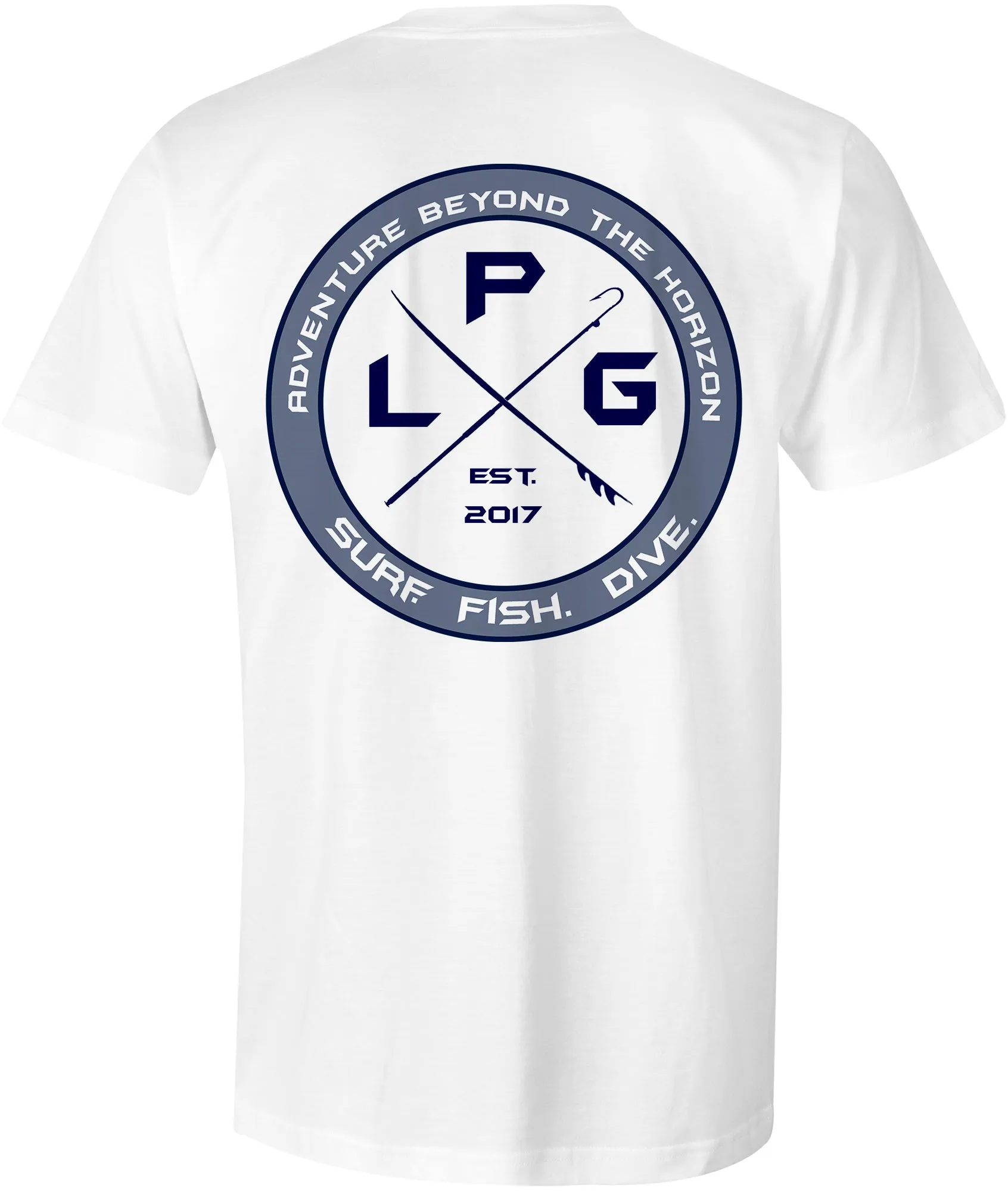 LPG Apparel Co. Board & Gaff Surf. Fish Dive. T-Shirt