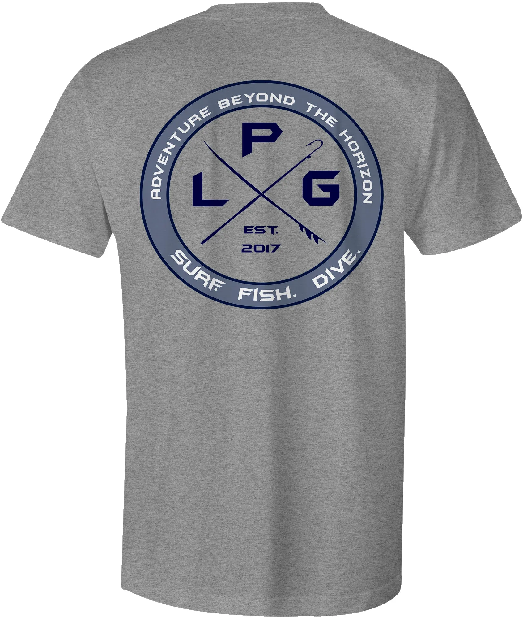 LPG Apparel Co. Board & Gaff Surf. Fish Dive. T-Shirt