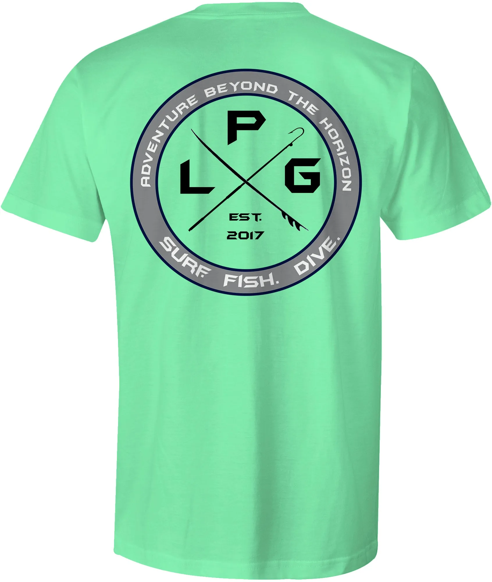 LPG Apparel Co. Board & Gaff Surf. Fish Dive. T-Shirt