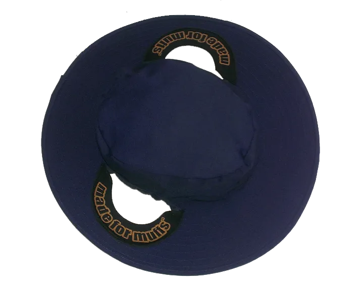 Made For Muffs Navy Blue Hat