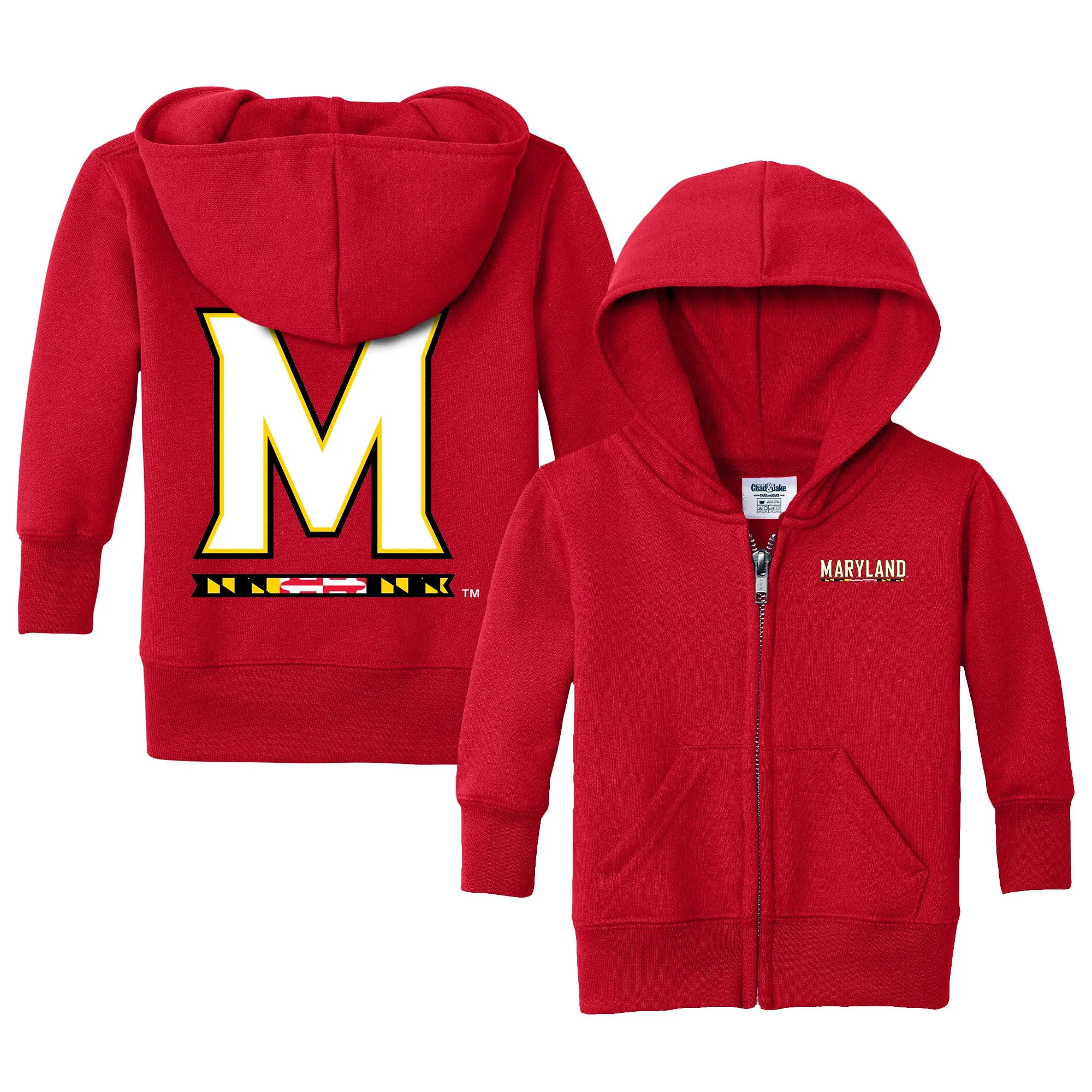 Maryland Terrapins Logo Infant Full-Zip Sweatshirt