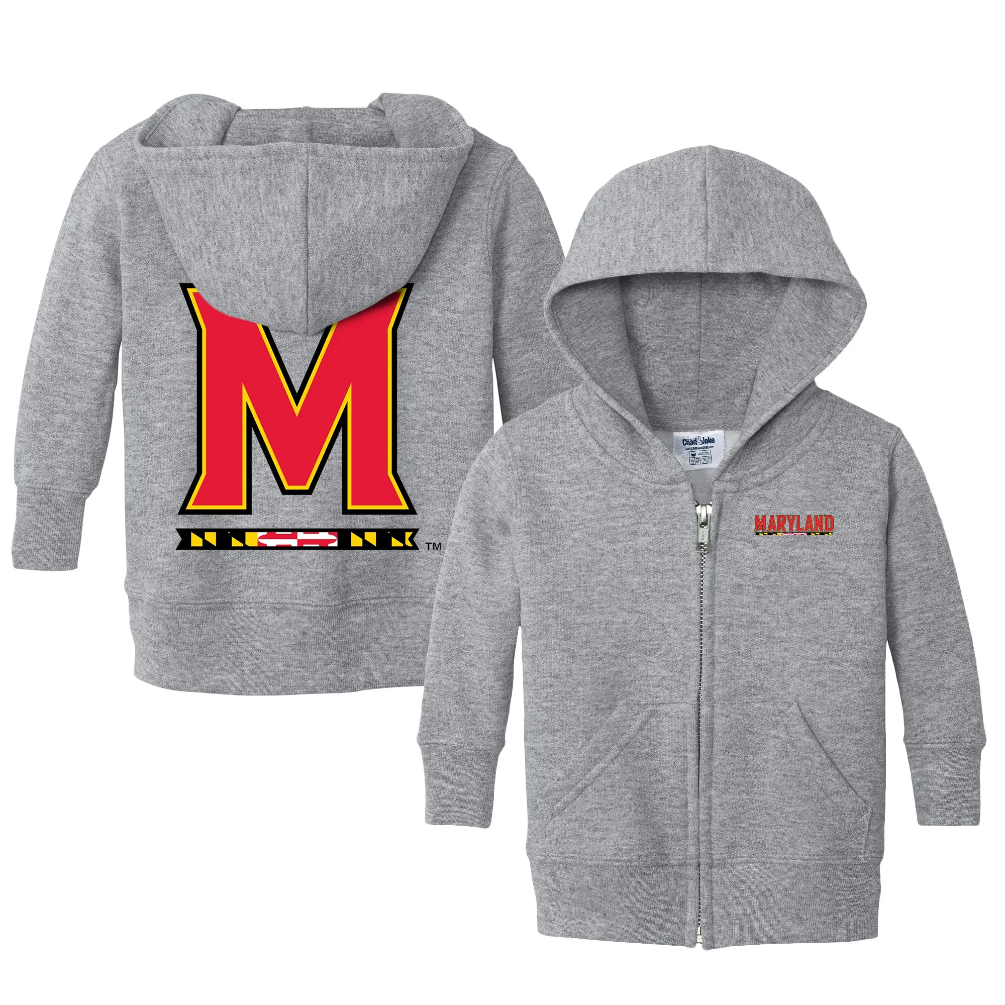 Maryland Terrapins Logo Infant Full-Zip Sweatshirt