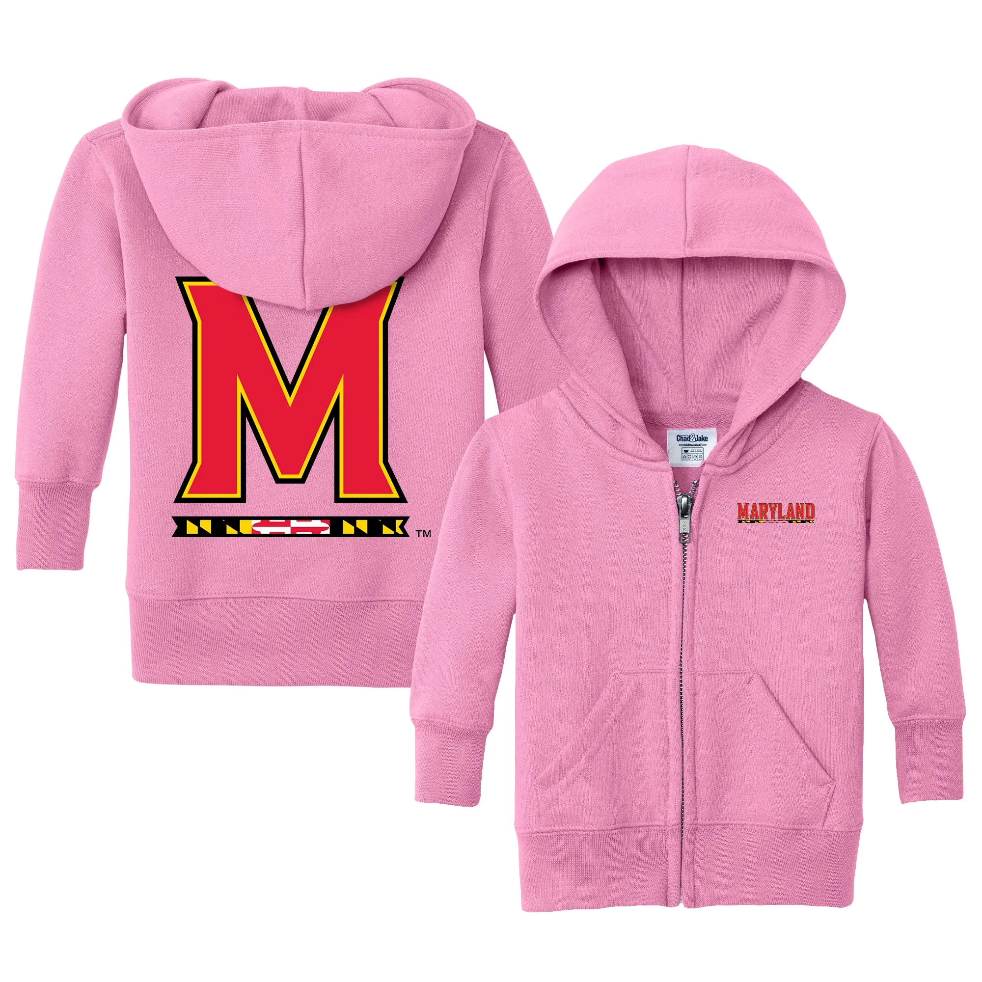 Maryland Terrapins Logo Infant Full-Zip Sweatshirt