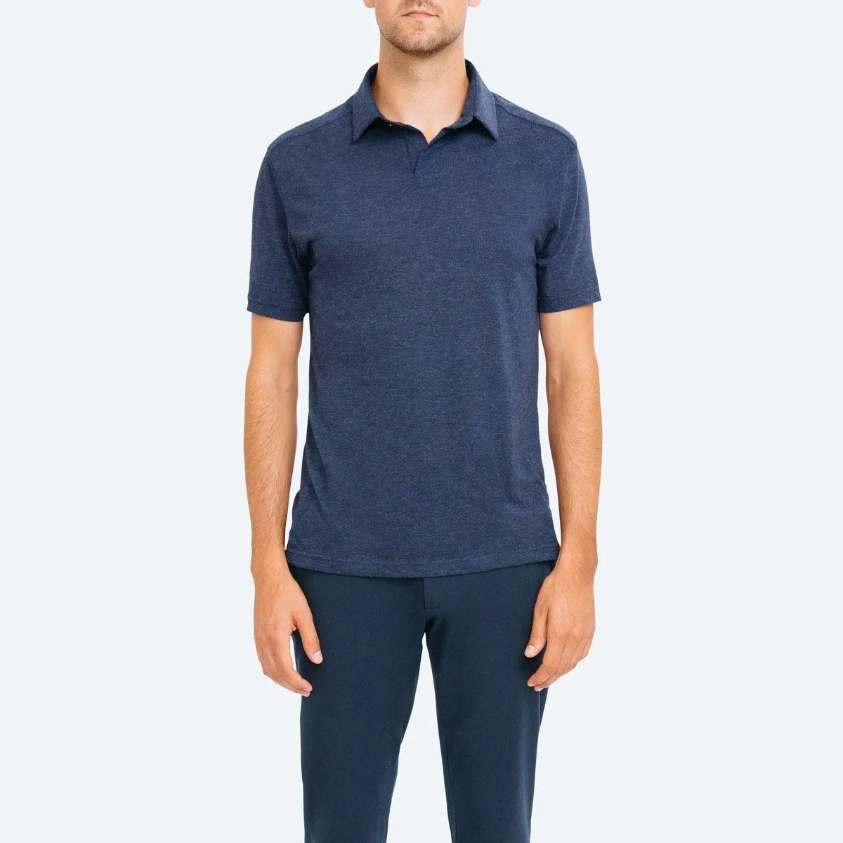 Men's Composite Slim Fit Polo - Navy