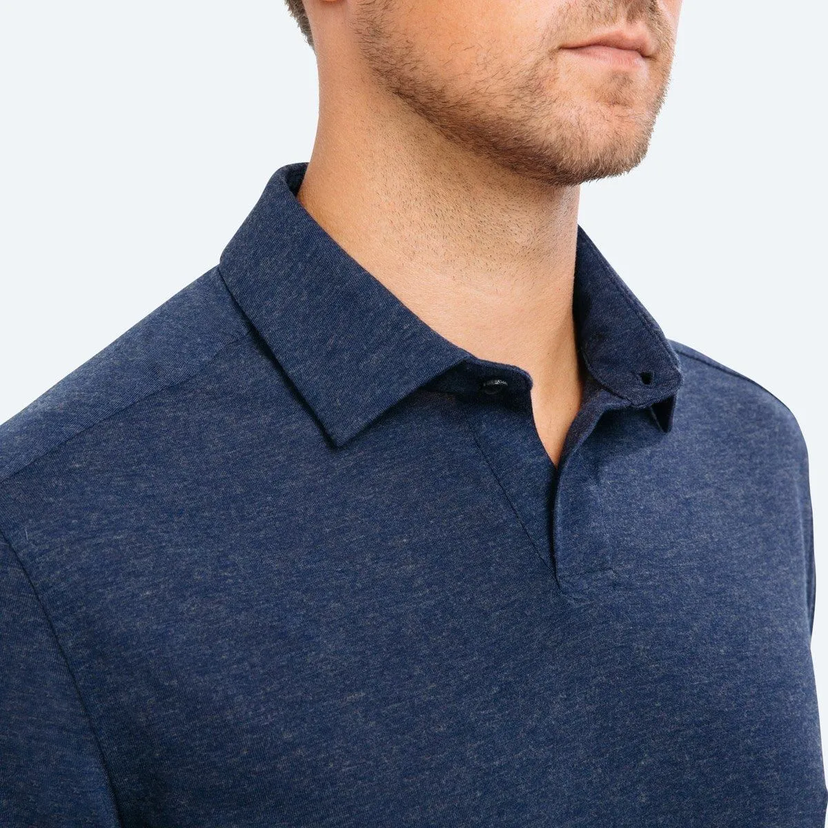 Men's Composite Slim Fit Polo - Navy