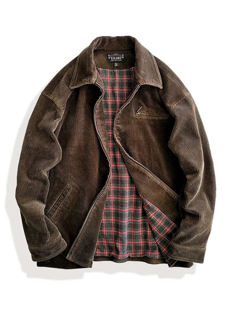 Men's Corduroy Moto Jacket