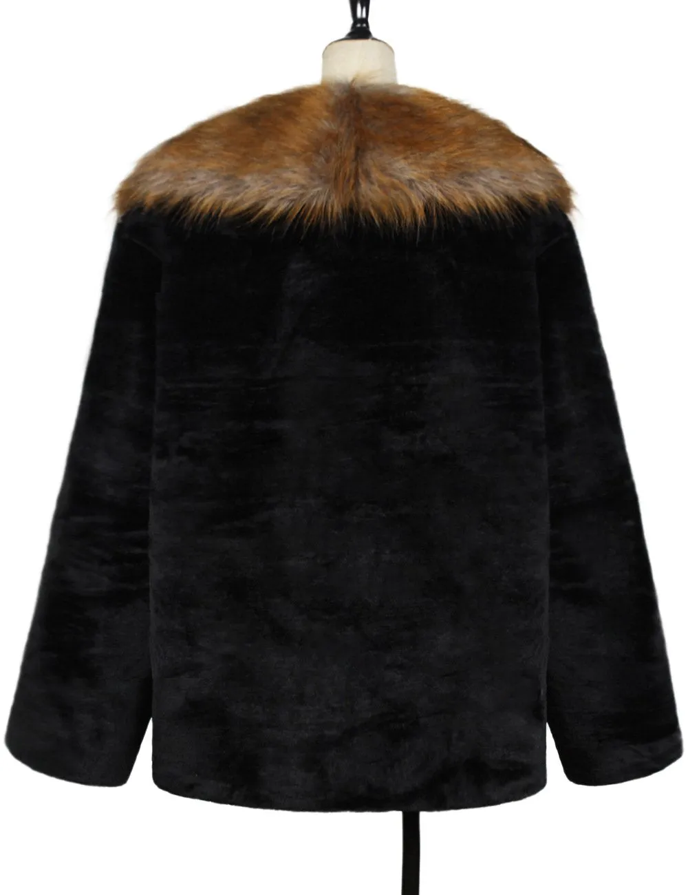 Men's Faux Fur Plush Coat 81360463YM