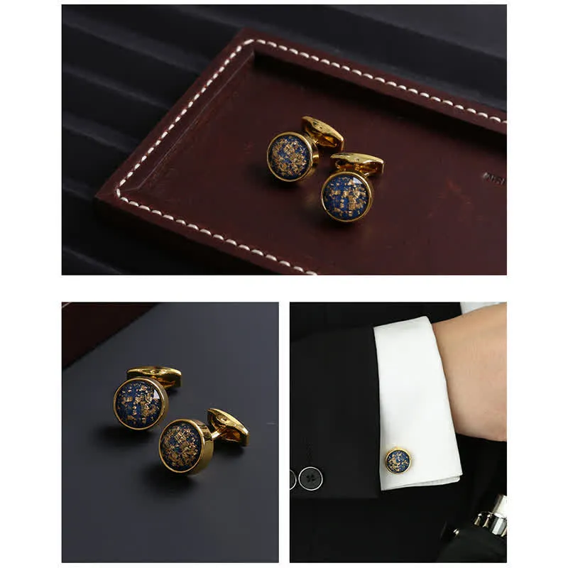 Men's Luxury Simple Gentleman Shirt Cufflinks