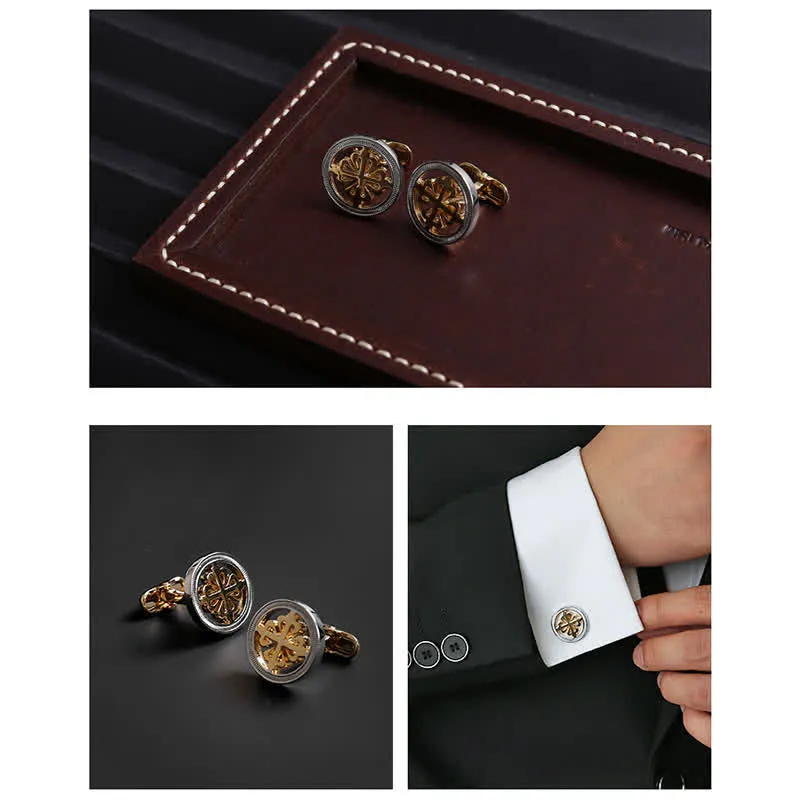 Men's Luxury Simple Gentleman Shirt Cufflinks