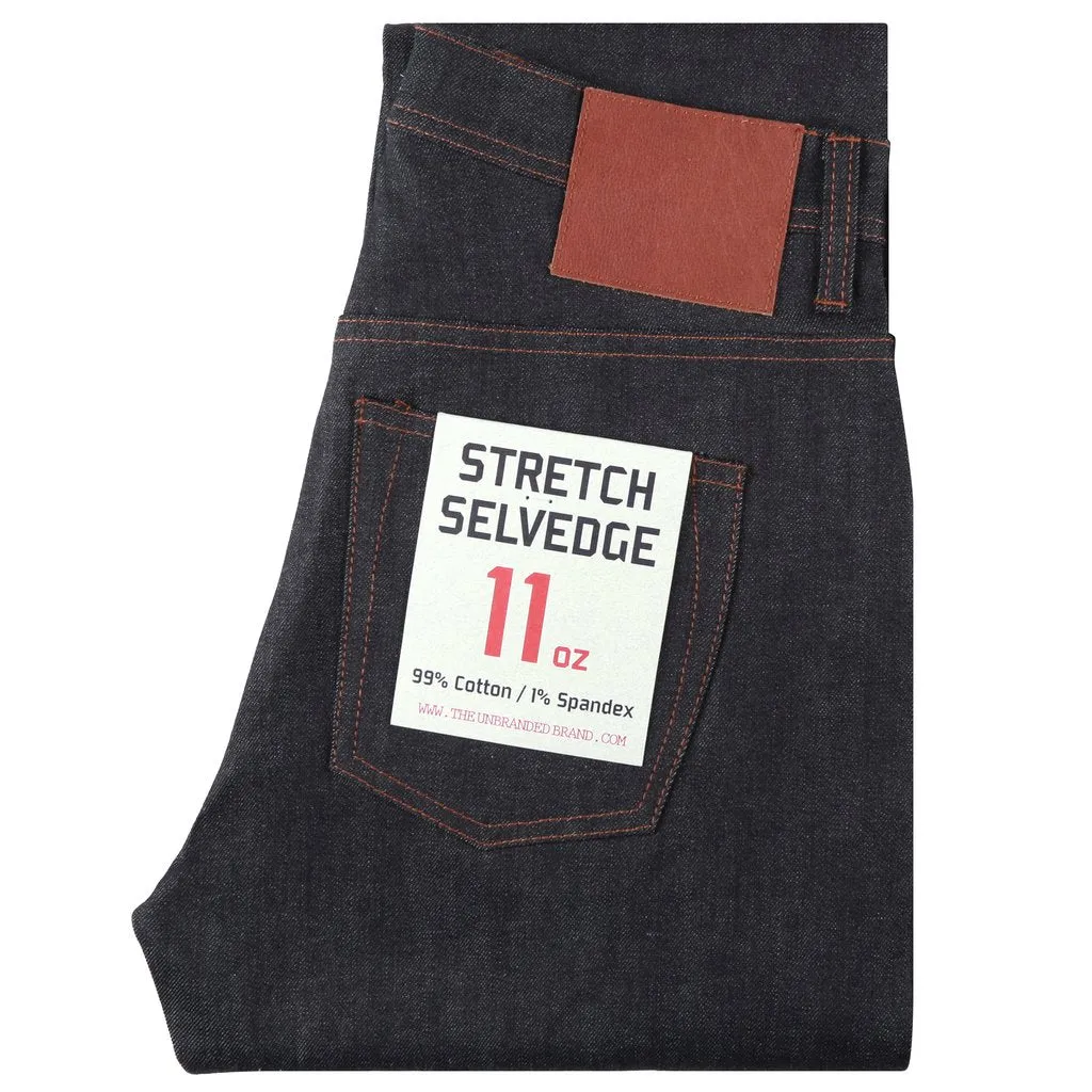 Men's Relaxed Tapered Fit 11oz Stretch Selvedge - Indigo