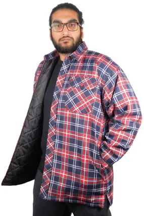 Mens Sherpa Padded Winter Shirt