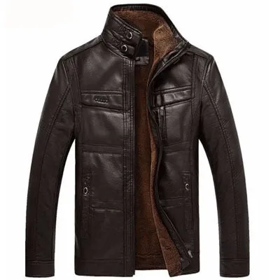 Mountainskin Leather  Faux Fur Jacket Fleece