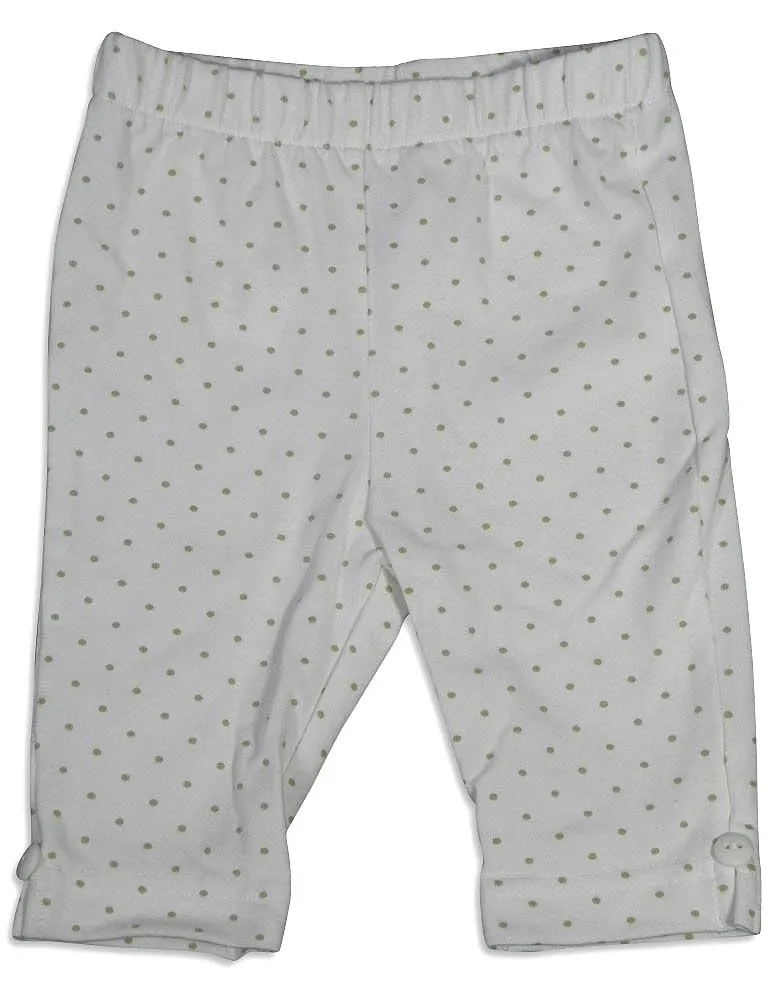 Mulberribush - Baby Girls Polka Dot Capri Pant