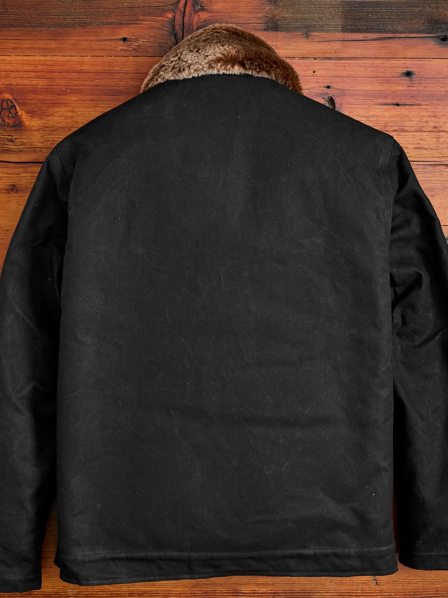 N-1 Deck Jacket in Black Kodiak