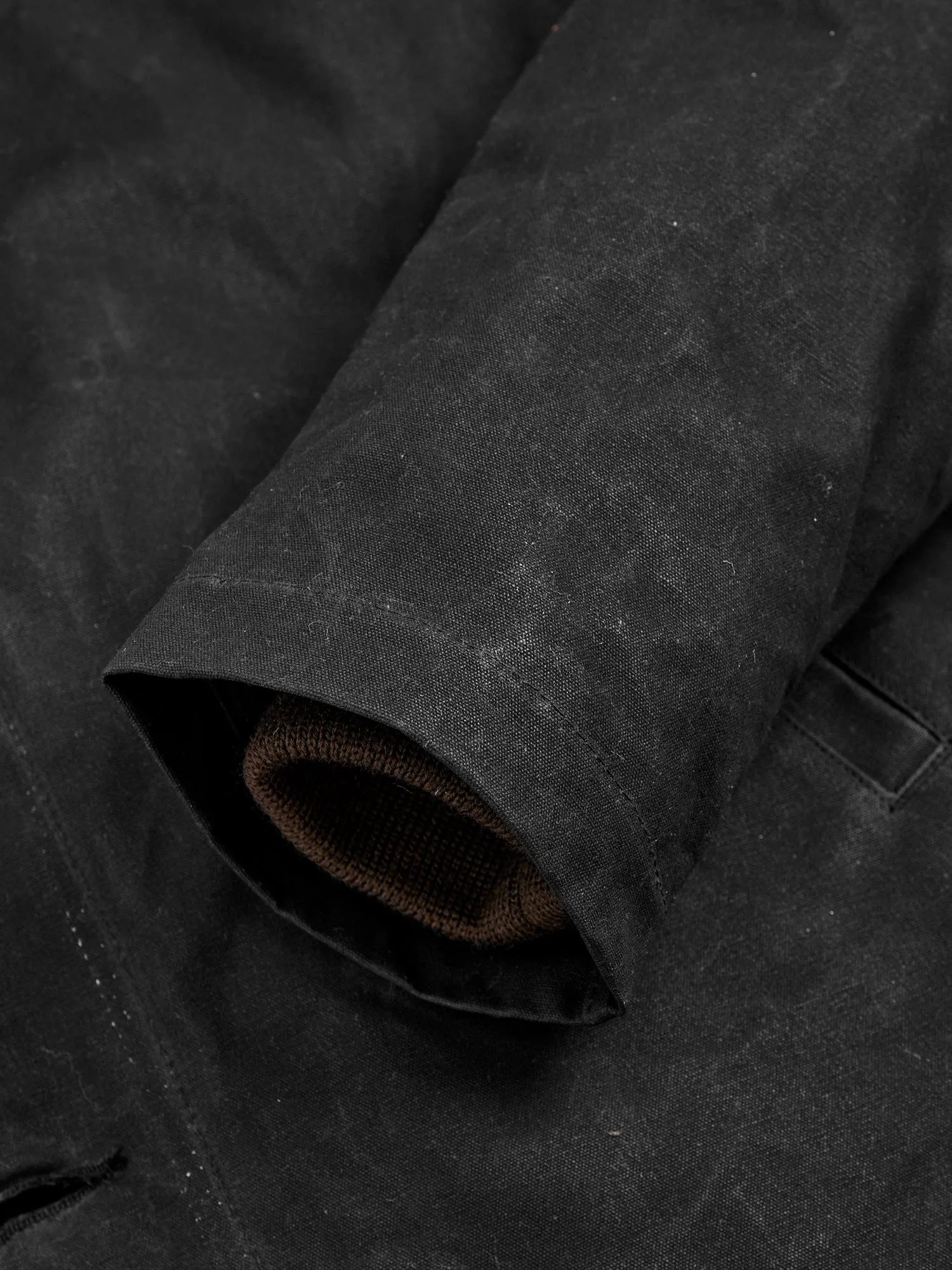 N-1 Deck Jacket in Black Kodiak