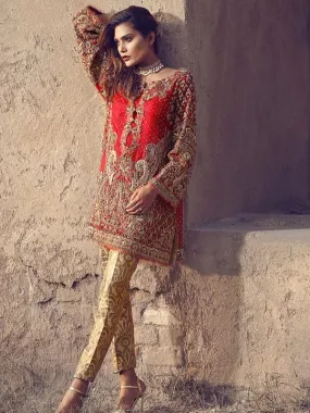 Nomi Ansar 3 PC Luxury Suit-PW-102