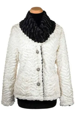 Norma Jean Coat, Reversible - Desert Sand in Midnight with Pearl (One Small Left)