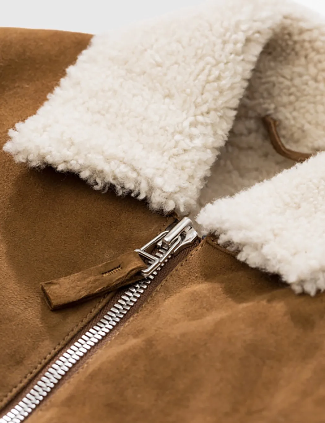 Norse Projects Elliot Shearling Jacket - Camel