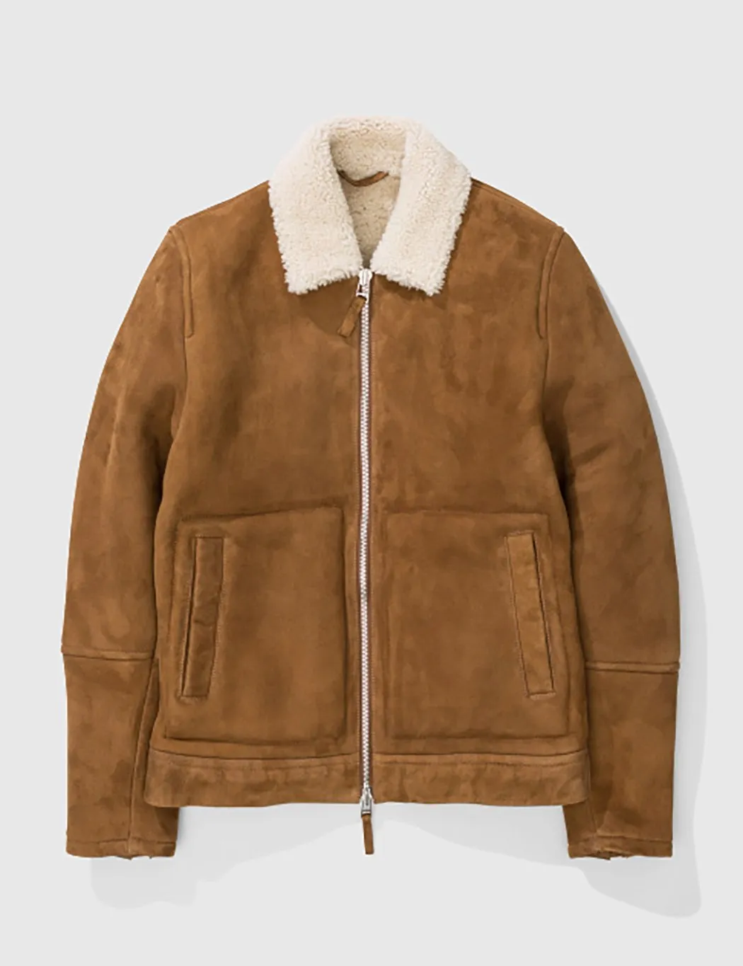 Norse Projects Elliot Shearling Jacket - Camel