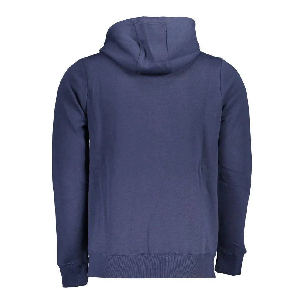 Norway 1963 Elevated Casual Hooded Sweatshirt in Blue