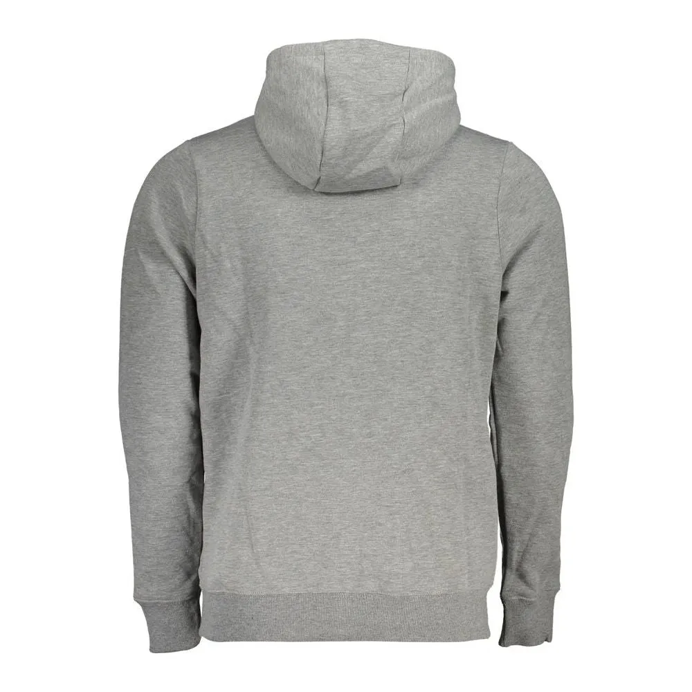 Norway 1963 Sleek Gray Hooded Fleece Sweatshirt