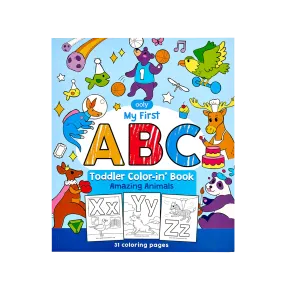 Ooly ABC: Amazing Animals Toddler Coloring Book