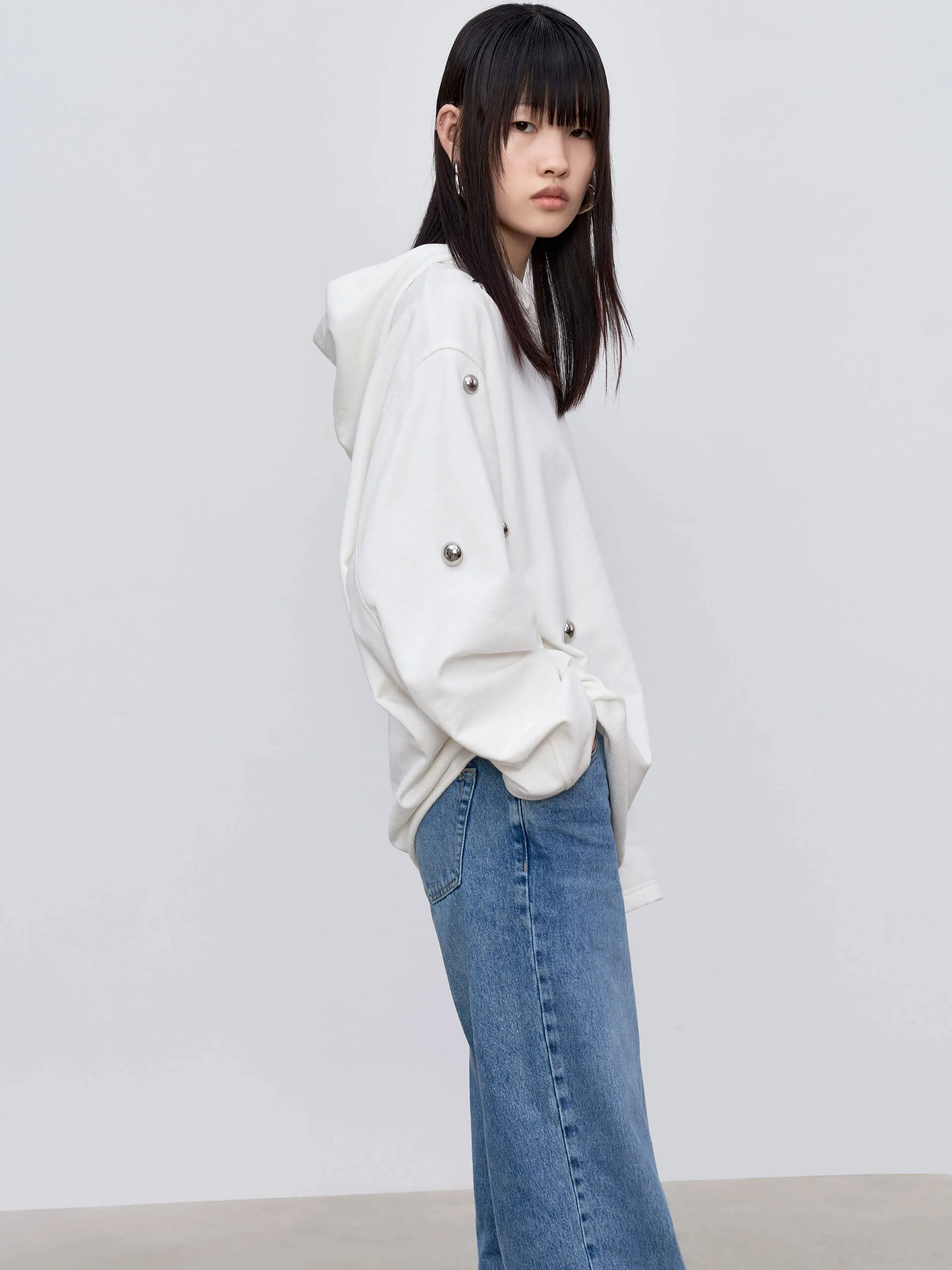 Oversize Hooded Sweatshirt