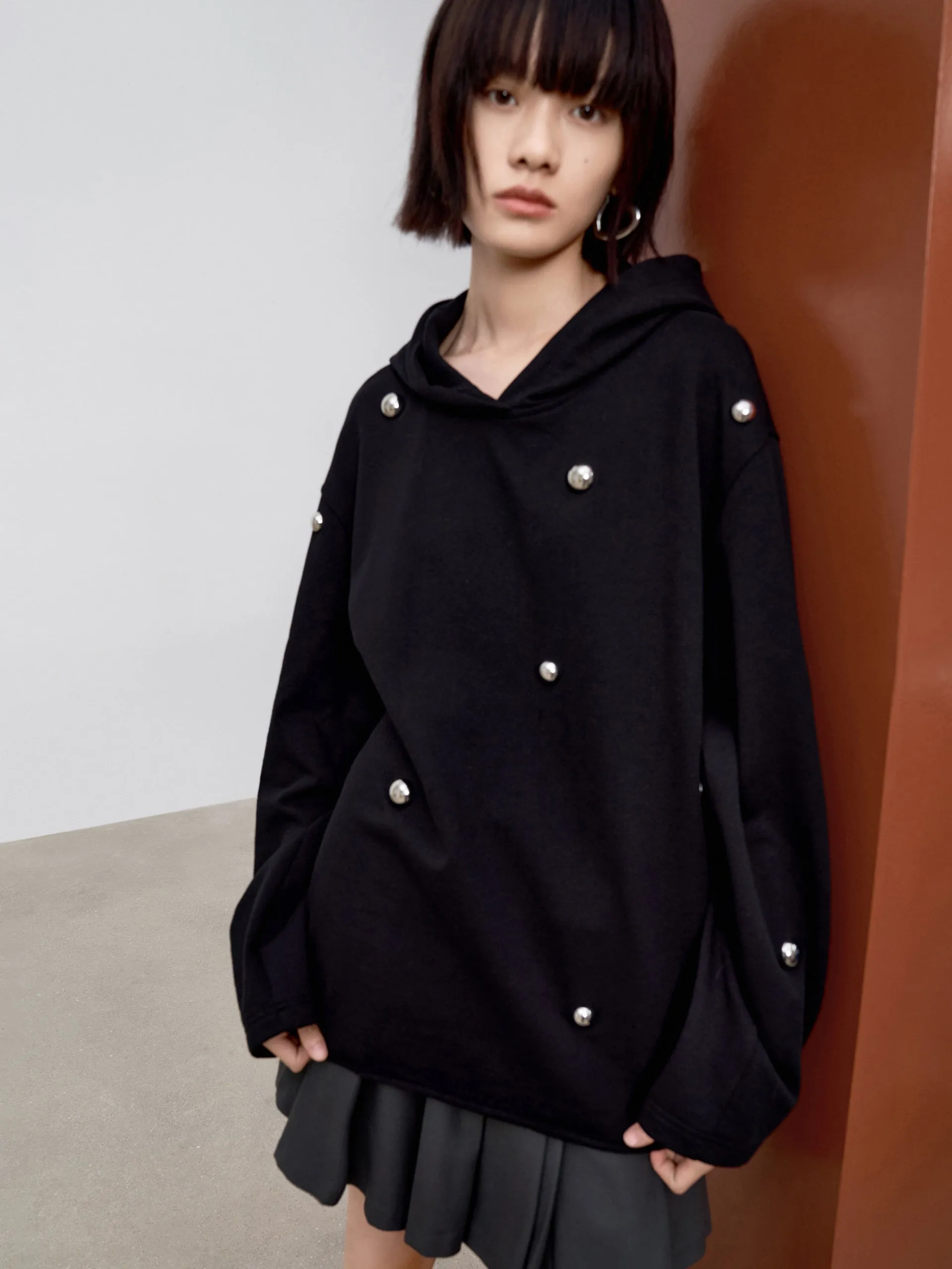 Oversize Hooded Sweatshirt