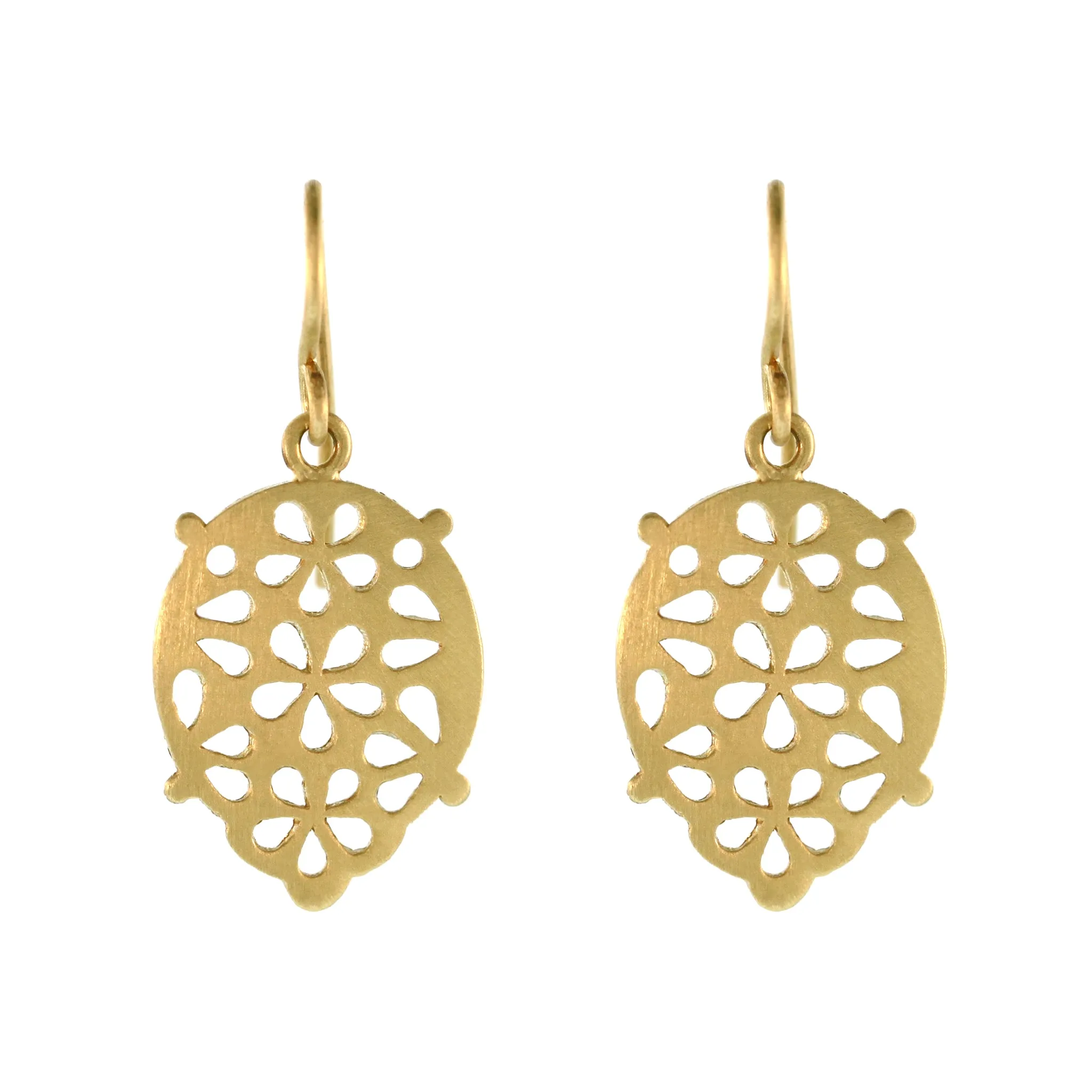 Pear-Shaped Mosaic Earring