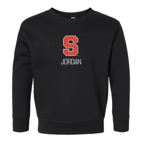 Personalized Syracuse Orange Toddler Crewneck Sweatshirt