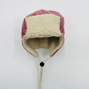 Pilot Hat (Blush Pink Corduroy)