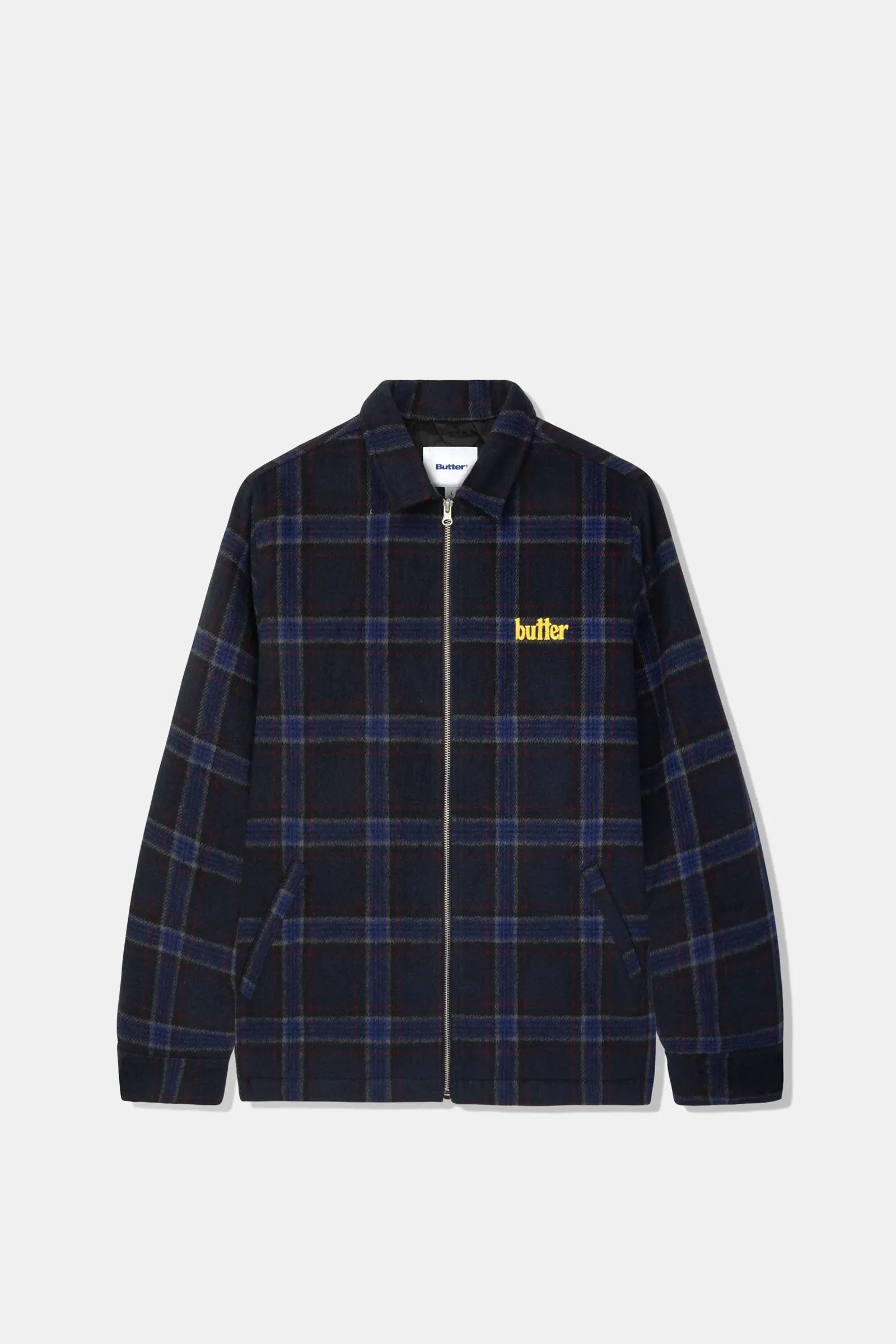 Plaid Flannel Insulated Overshirt