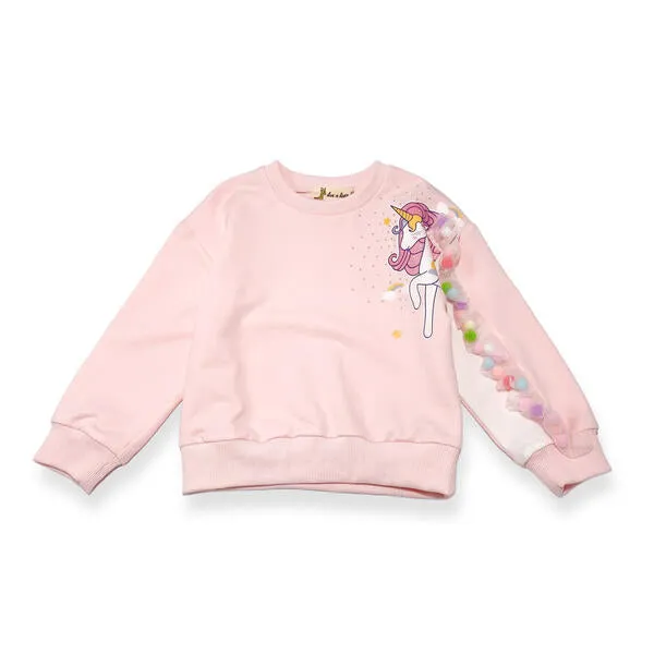 Pom Pom Unicorn Sweatshirt