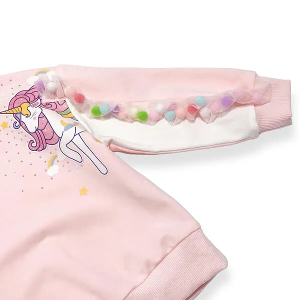 Pom Pom Unicorn Sweatshirt