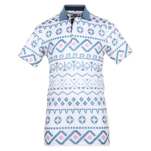 Puma Golf Fair Isle Print Polo Shirt