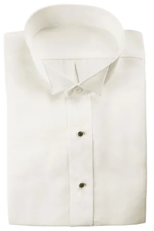 "Lucca" Ivory Wingtip Tuxedo Shirt